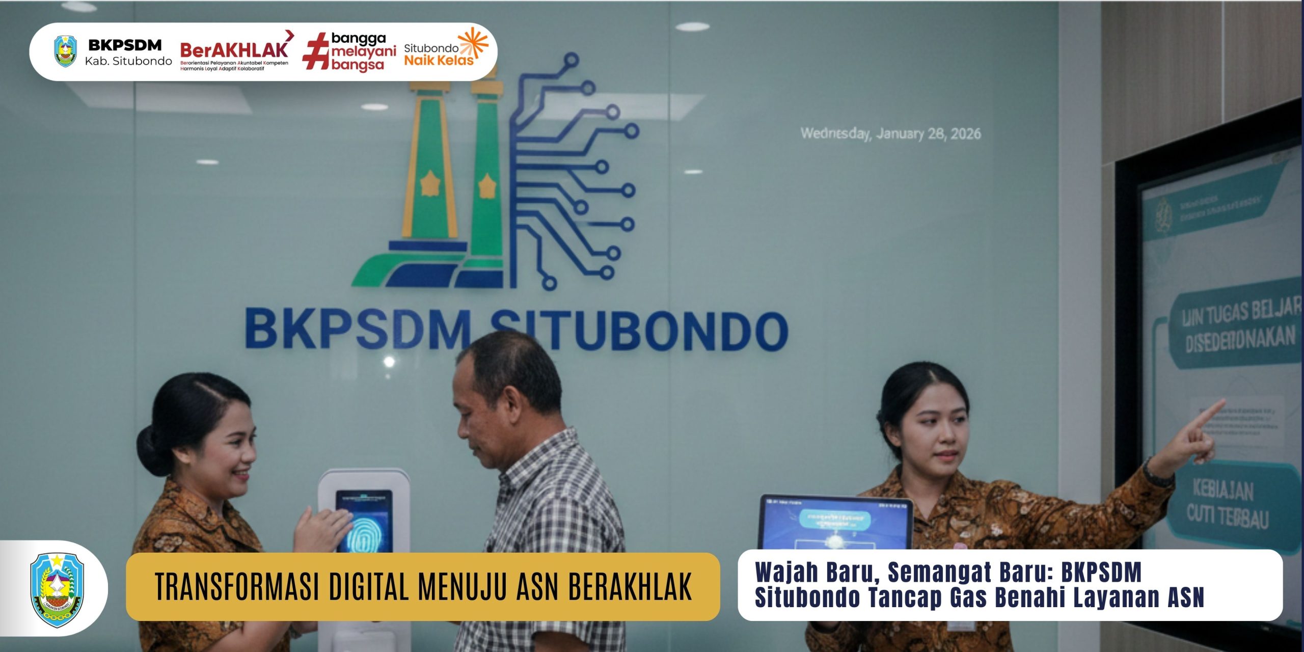 Wajah Baru, Semangat Baru: BKPSDM Situbondo Tancap Gas Benahi Layanan ASN