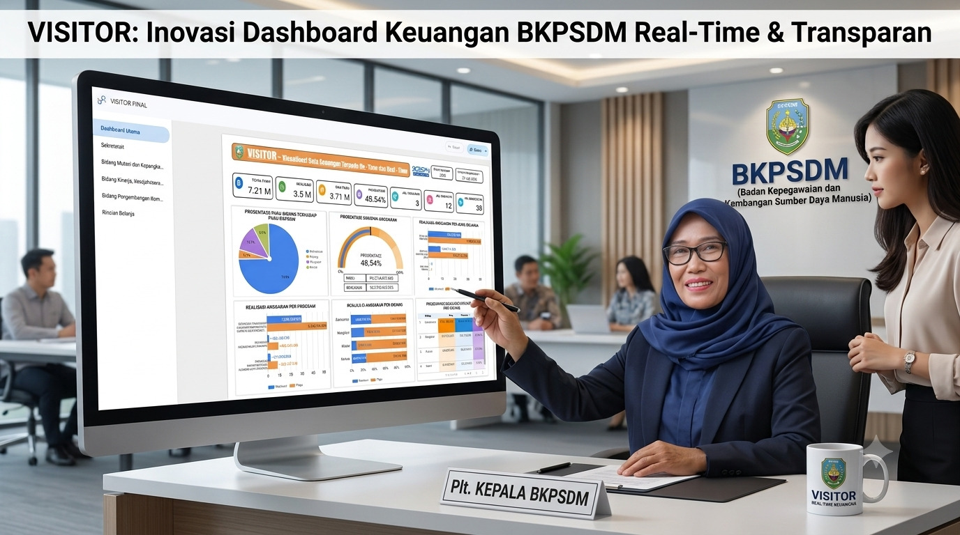 BKPSDM Luncurkan VISITOR: Inovasi Dashboard Keuangan Real-Time untuk Transparansi dan Keputusan Cepat